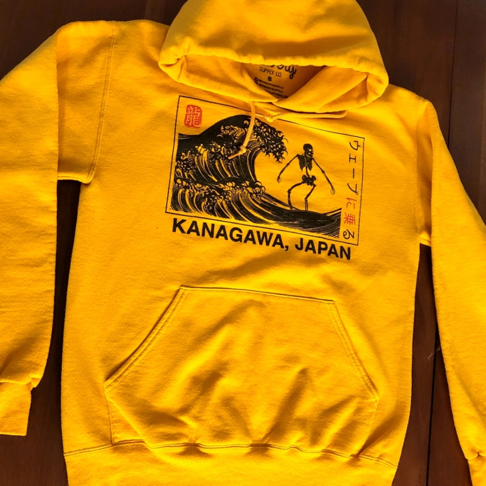 Yellow hoodie